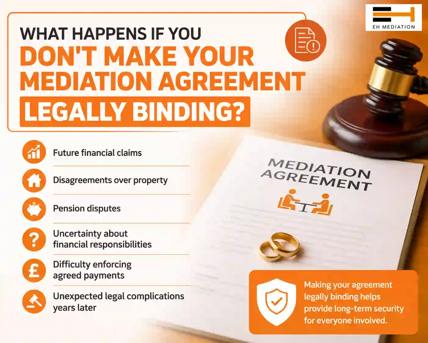 What Happens If You Don't Make Your Mediation Agreement Legally Binding Ilfracombe?